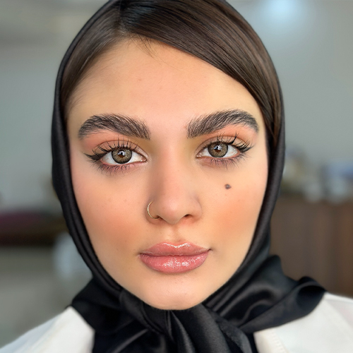 لنز طبی رنگی دارک گری برند یونیک