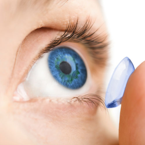 Colored eye lenses